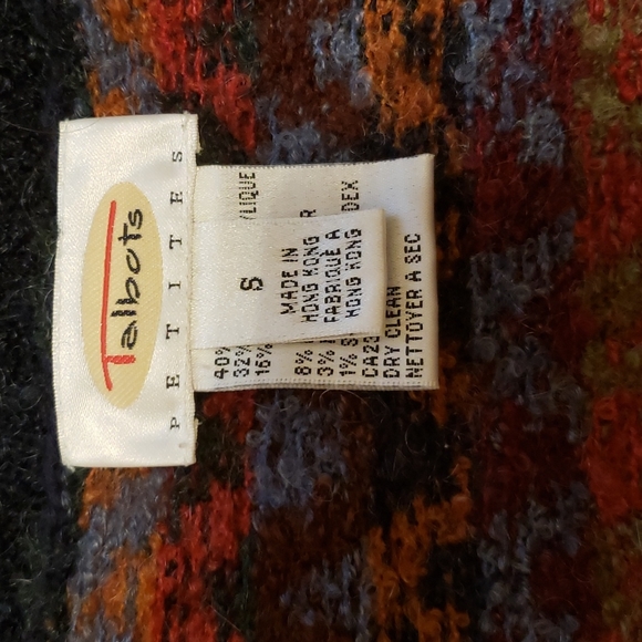 Talbots Zig Zag Aztec Wool Blend Sweater - EUC - Picture 5 of 7